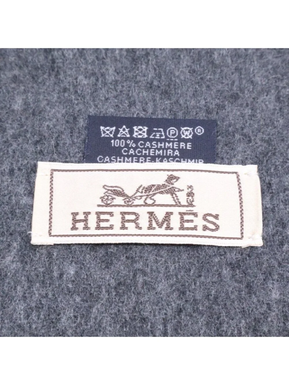 Hermes Recto Verso Cashmere Scarf - Picture 5 of 6